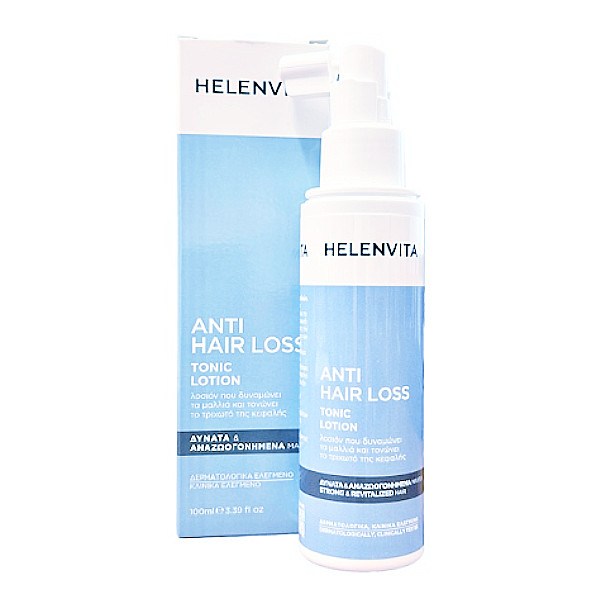 Helenvita Anti Hair Loss Tonic Lotion Λοσιόν Μαλλιών Τονωτική Περιορισμού Τριχόπτωσης 100ml